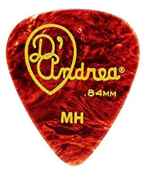 Медиатор D'ANDREA GAUGED .84 мм - Medium/Heavy