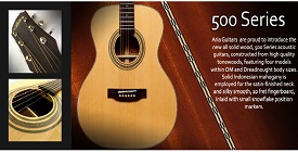Акустические гитары ARIA-505 и ARIA-515