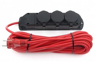 Удлинитель на 3 розетки PC-3G-3B-10(IP) Power Cube