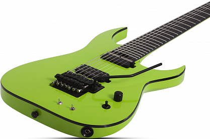Электрогитара SCHECTER KEITH MERROW KM-7 FR S MK-III HYBRID LAMBO GREEN