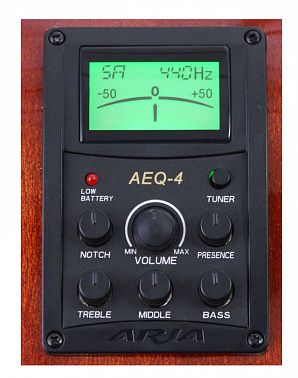 Элекроакустическая гитара ARIA A-35CE N