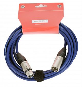 МИКРОФОННЫЙ КАБЕЛЬ FORCE FMC-05/4,5 BL