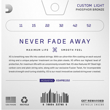 Струны D'ADDARIO XSAPB1152