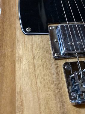 Электрогитара STAGG SET-PLUS NAT (трещина ЛКП)