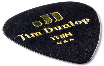 Медиатор Dunlop 483P03TH Celluloid Black