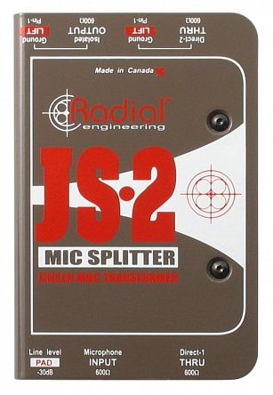 Микрофонный сплиттер RADIAL JS2