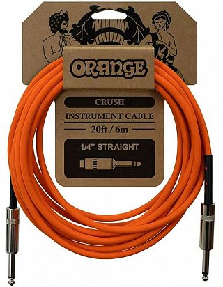 Инструментальный кабель Orange Crush 20ft Straight
