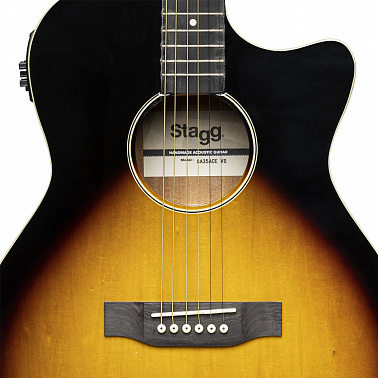 Электроакустическая гитара STAGG SA35 ACE-VS
