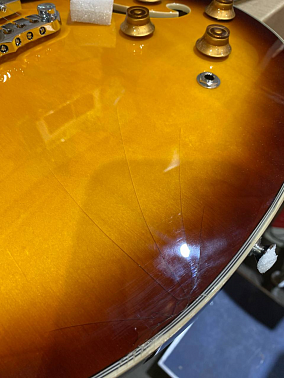 ПОЛУАКУСТИЧЕСКАЯ ГИТАРА ARIA TA-CLASSIC BS (Уценка трещина по ЛКП на верхней деке и пятке грифа)