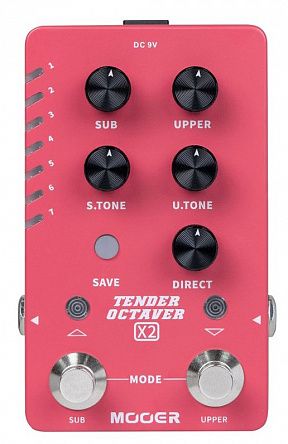 Педаль эффектов Mooer M730 Tender Octaver X2