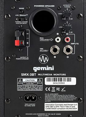 Студийные мониторы Gemini SMX-3BT