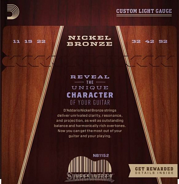Струны D'ADDARIO NB1152
