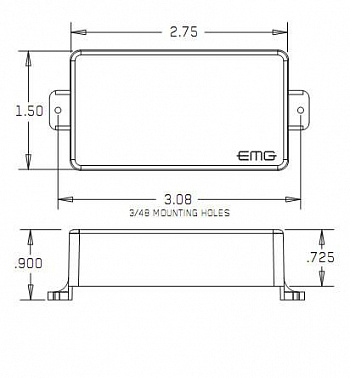 ЗВУКОСНИМАТЕЛЬ EMG 58 BK