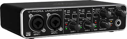 USB АУДИО ИНТЕРФЕЙС BEHRINGER UMC204HD