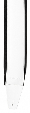 Ремень STAGG SLPL-BUCKLE WH