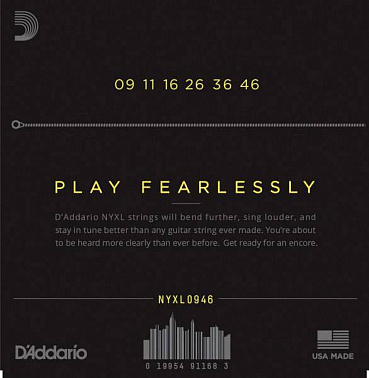 Струны D'ADDARIO NYXL0946