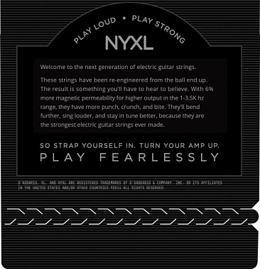 Струны D'ADDARIO NYXL1149