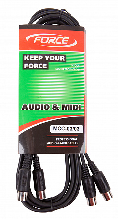 MIDI КАБЕЛЬ FORCE MCC-03/03