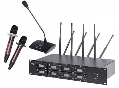 Беспроводная конференц-система LAudio 8000C-6D2H