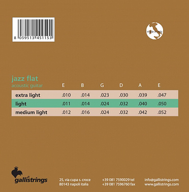 Струны GALLI STRINGS AJF1150