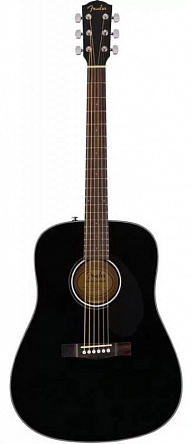 Акустическая гитара FENDER CD-60S Black WN