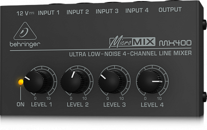 МИКШЕРНЫЙ ПУЛЬТ BEHRINGER MX-400