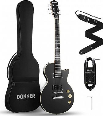 Электрогитара DONNER LP-124 Black