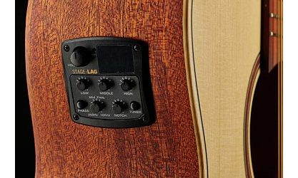 Электроакустическая гитара LAG T-177J12CE