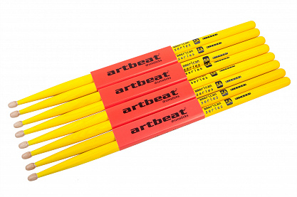 Барабанные палочки ARTBEAT AM5A YELLOW