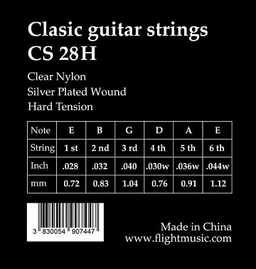 Струны FLIGHT CS28H