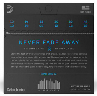 Струны D'ADDARIO XTABR1047-12