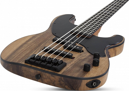 Бас-гитара SCHECTER MODEL-T 5 EXOTIC BLACK LIMBA