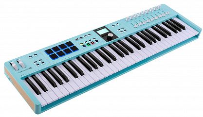 MIDI-клавиатура Arturia KeyLab Essential 61 mk3 Aquamarine