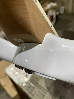 Электрогитара STAGG SES-60 WHB (Уценка трещина по лаку)