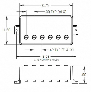 КОМПЛЕКТ ЗВУКОСНИМАТЕЛЕЙ EMG F-ALX SET