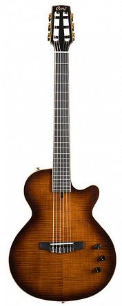 Электроклассическая гитара Cort Sunset-NC-DLX-TSB-WBAG