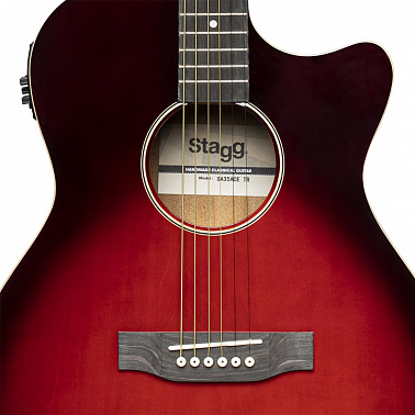 Электроакустическая гитара STAGG SA35 ACE-TR