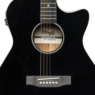 Электроакустическая гитара STAGG SA35 ACE-BK