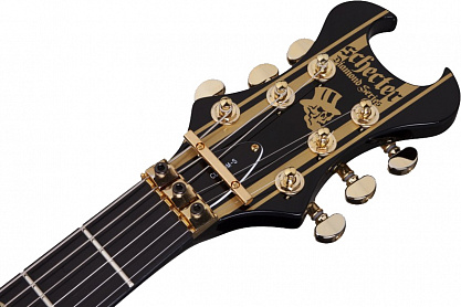 ЭЛЕКТРОГИТАРА SCHECTER SYNYSTER CUSTOM-S BLK/GOLD