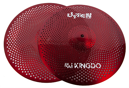 Комплект тарелок KINGDO LISTEN SET 14"+16"+20" RED