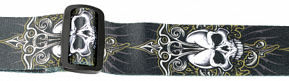 ГИТАРНЫЙ РЕМЕНЬ STAGG STE BLACK SKULL