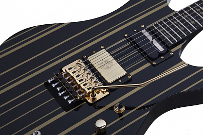 ЭЛЕКТРОГИТАРА SCHECTER SYNYSTER CUSTOM-S BLK/GOLD