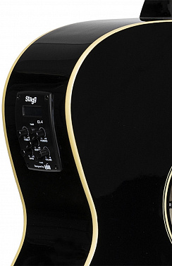 Электроакустическая гитара STAGG SA35 ACE-BK