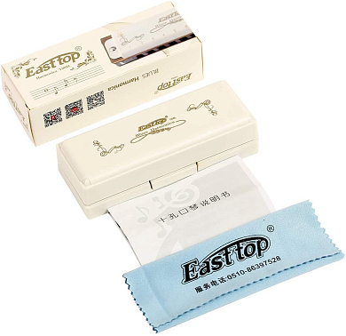 Диатоническая губная гармошка EASTTOP T008L D