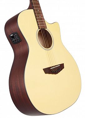 Электроакустика D'Angelico Premier Gramercy CS Matte Buttercream