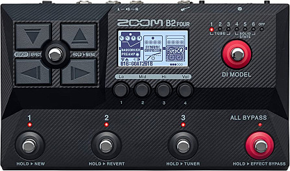 Басовый процессор Zoom B2 FOUR