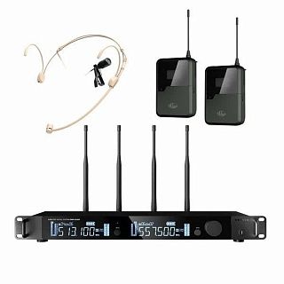 Радиосистема ОКТАВА OWS-U2200DL-B (головной+петличный)