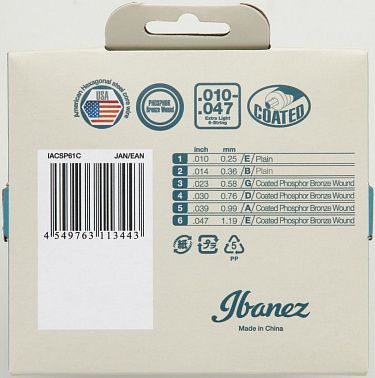 Струны IBANEZ IACSP61C