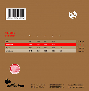 Струны GALLI STRINGS AB45105