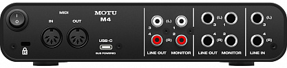 USB аудиоинтерфейс MOTU M4